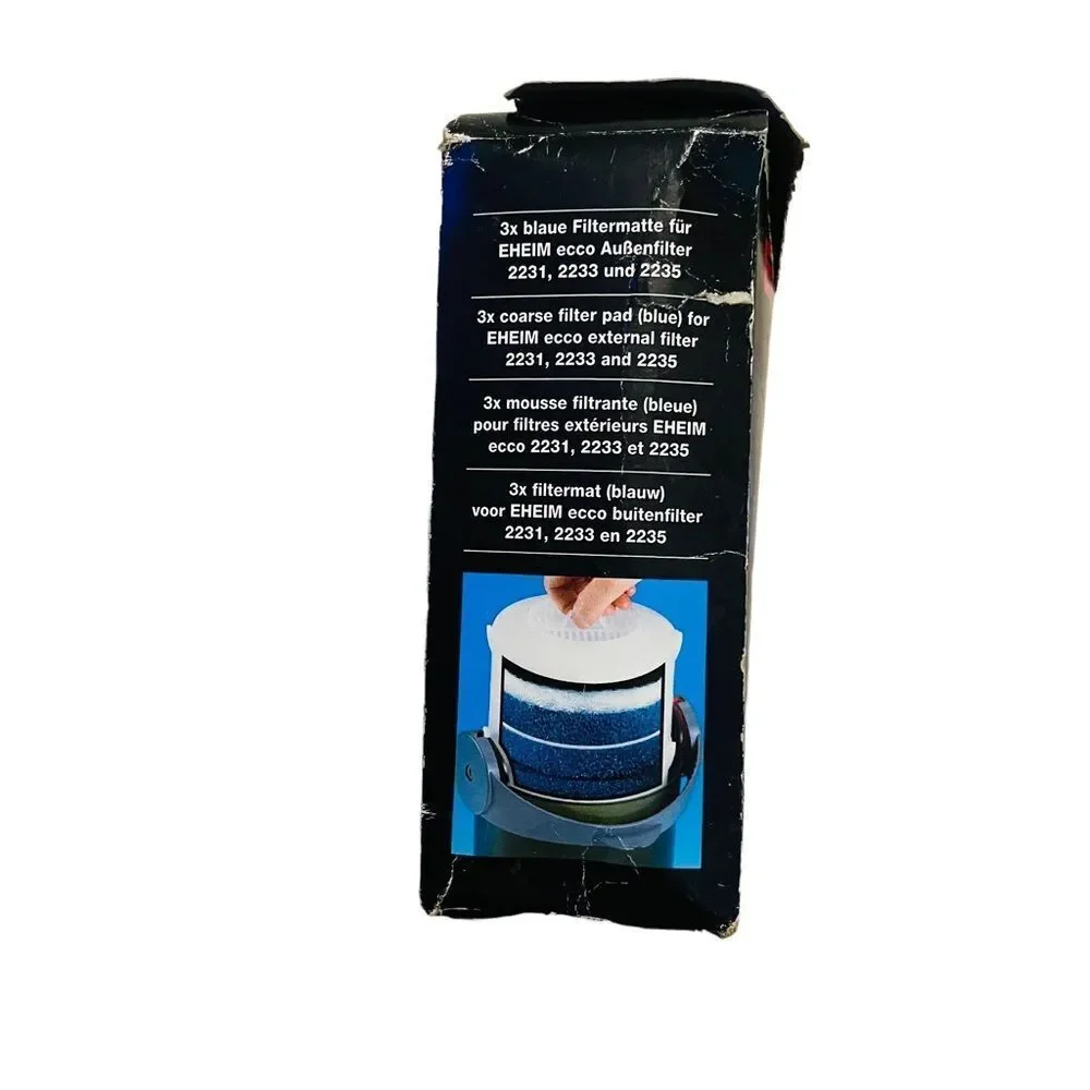 10/$25🦋 Eheim Ecco Coarse Blue Filter Pad - Set of 3